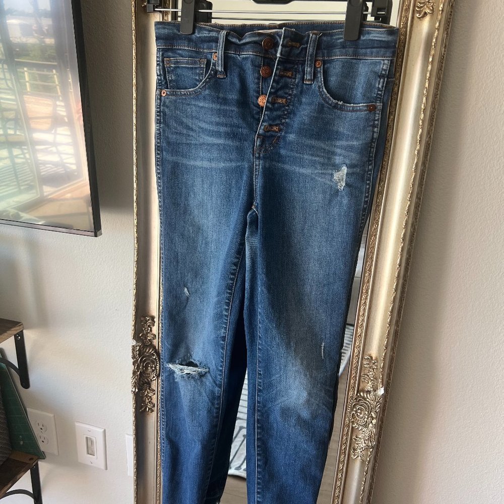 Madewell 10" High Rise Jeans, Size 26